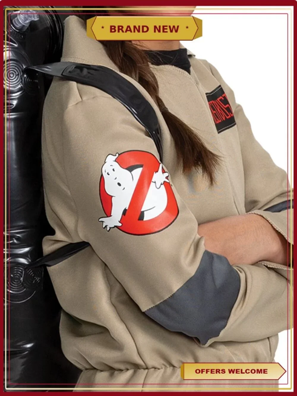 Ghostbusters Costume Kids XS Jumpsuit Proton Pack Halloween Pretend Play